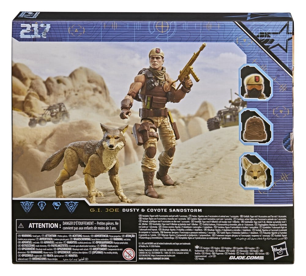 G.I. Joe Classified Series Actionfigur #217 Dusty & Coyote Sandstorm 15 cm