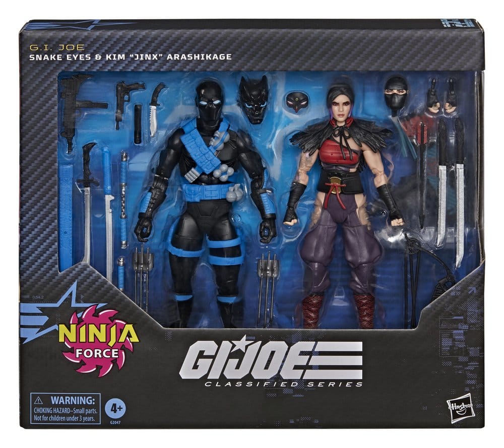 G.I. Joe Classified Series Actionfiguren 2er-Pack Snake Eyes & Kim "Jinx" Arashikage 15 cm