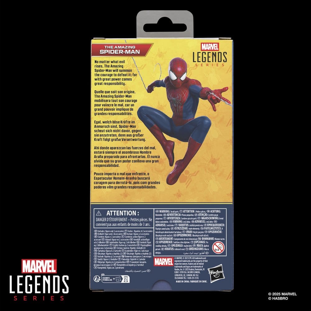 Spider-Man: No Way Home Marvel Legends Actionfigur The Amazing Spider-Man 15 cm