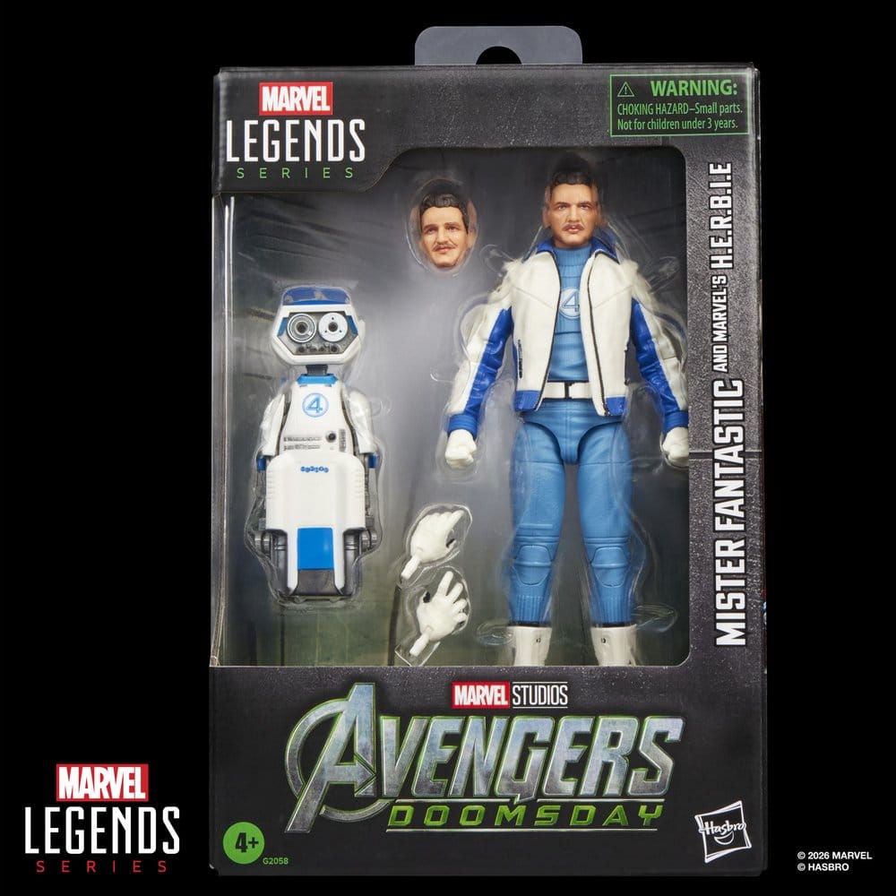 Avengers: Doomsday Marvel Legends Actionfiguren 2er-Pack Mister Fantastic & Marvel's H.E.R.B.I.E. 15 cm