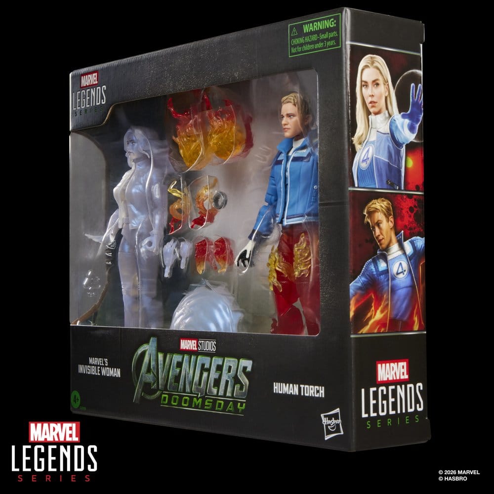 Avengers: Doomsday Marvel Legends Actionfiguren 2er-Pack Marvel's Invisible Woman & Human Torch 15 cm