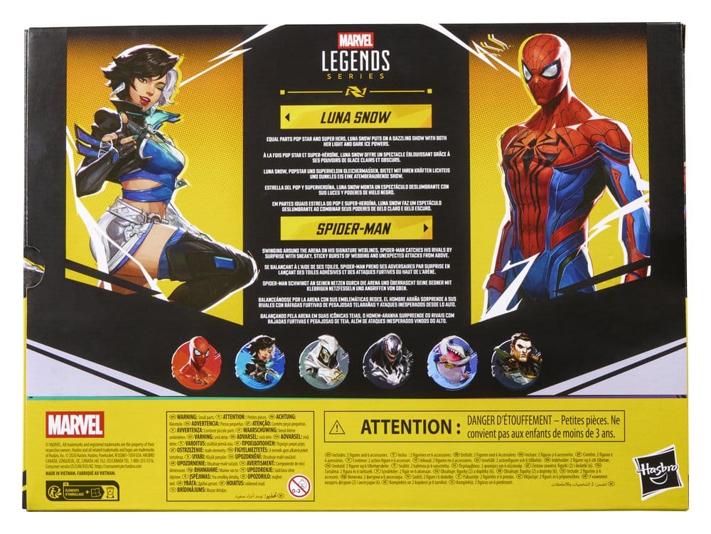Marvel Rivals Marvel Legends Actionfiguren 2er-Pack Spider-Man & Luna Snow 15 cm