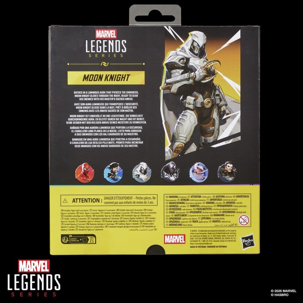 Marvel Rivals Marvel Legends Actionfigur Moon Knight 15 cm