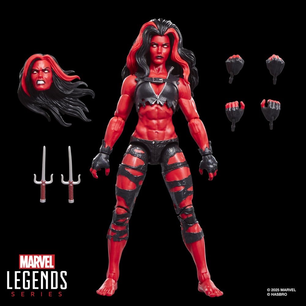 Hulk Marvel Legends Actionfigur Red She-Hulk 15 cm
