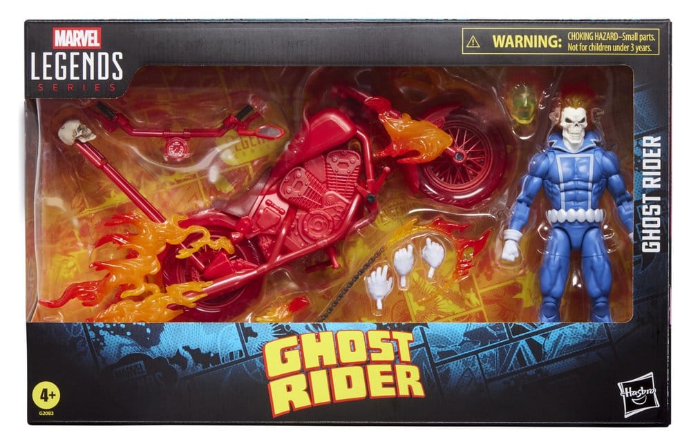 Ghost Rider Marvel Legends Actionfigur Johnny Blaze with Motorcycle 15 cm
