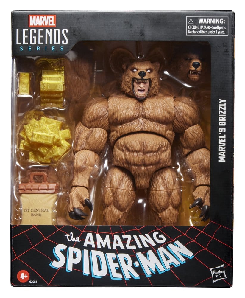 The Amazing Spider-Man Marvel Legends Actionfigur Marvel's Grizzly 15 cm