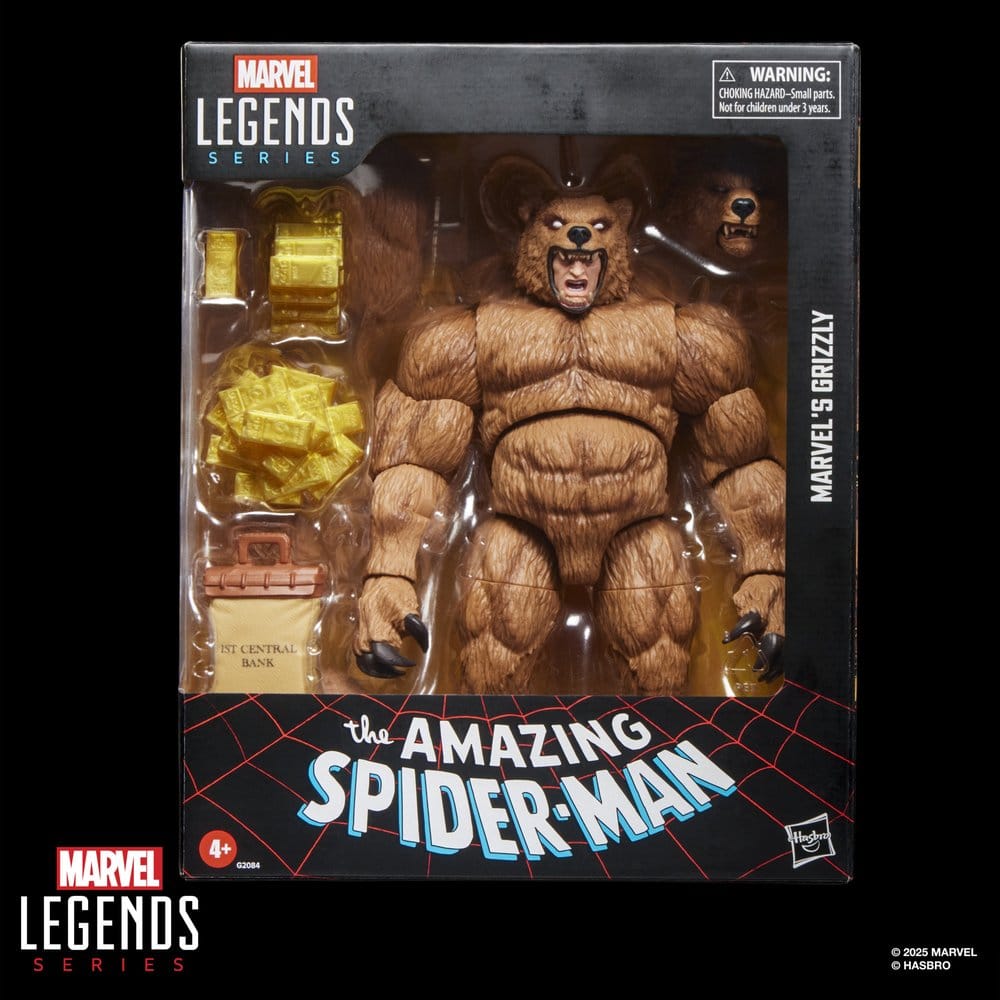 The Amazing Spider-Man Marvel Legends Actionfigur Marvel's Grizzly 15 cm