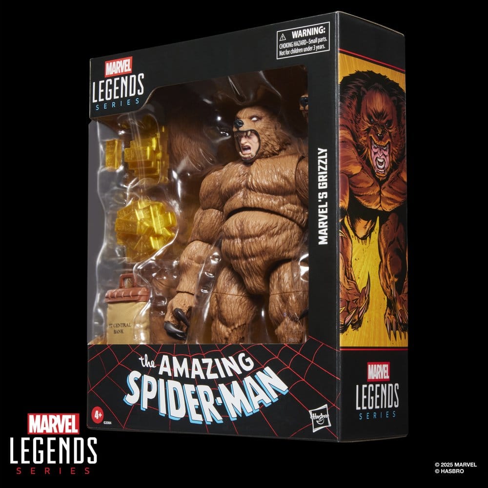 The Amazing Spider-Man Marvel Legends Actionfigur Marvel's Grizzly 15 cm
