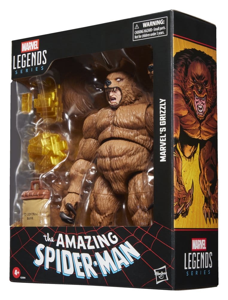 The Amazing Spider-Man Marvel Legends Actionfigur Marvel's Grizzly 15 cm