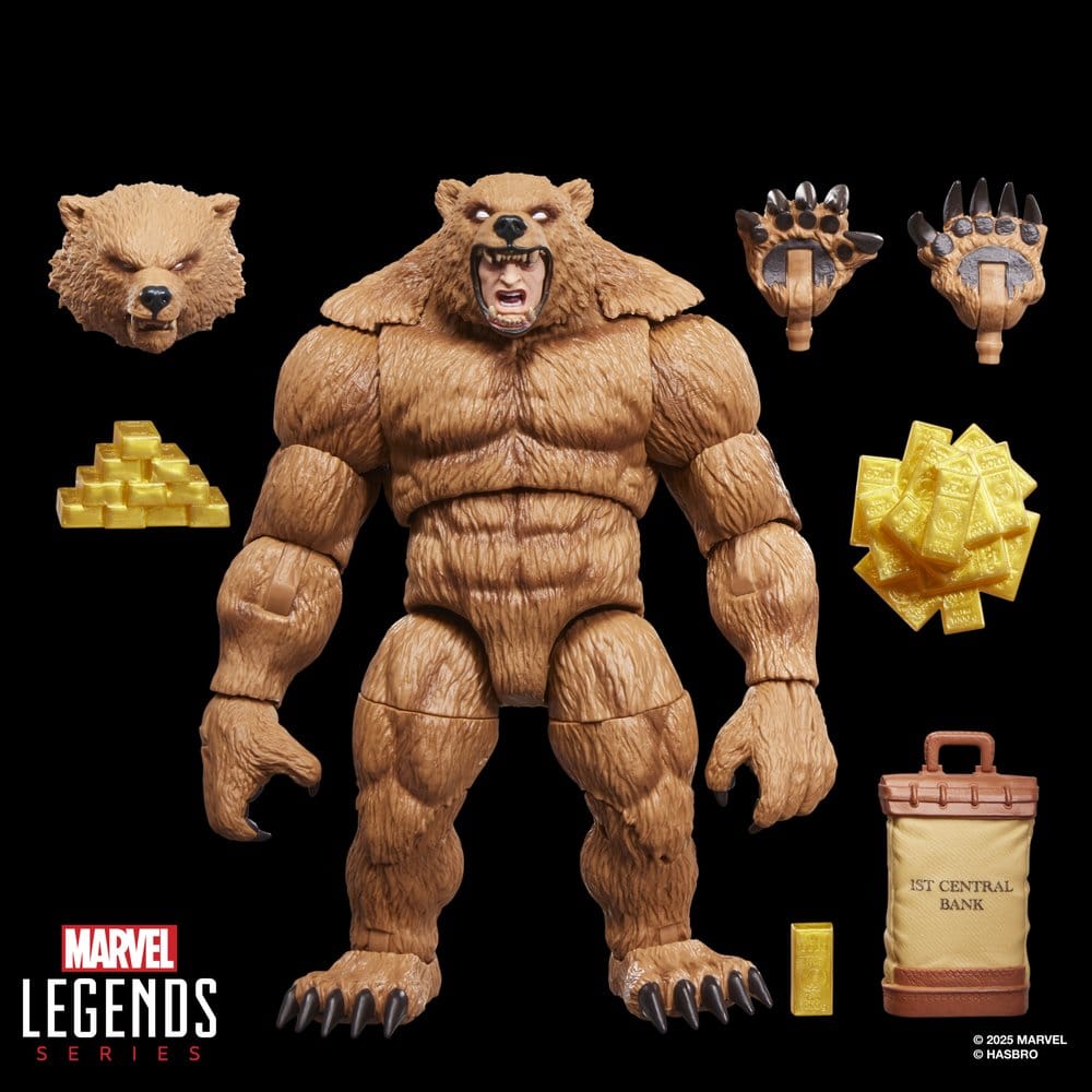 The Amazing Spider-Man Marvel Legends Actionfigur Marvel's Grizzly 15 cm