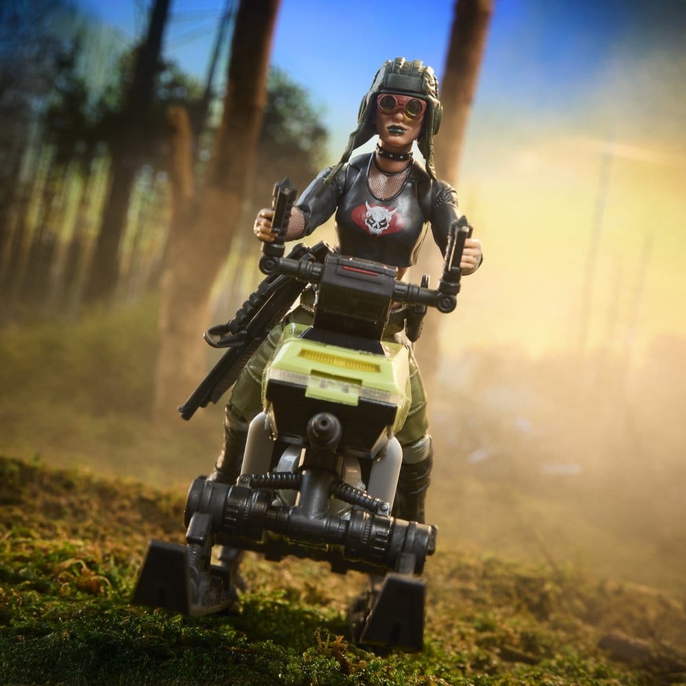 G.I. Joe Classified Series Actionfigur und Fahrzeugset #194 Zanya und Dreadnok Chameleon (Swamp Skier) 15 cm