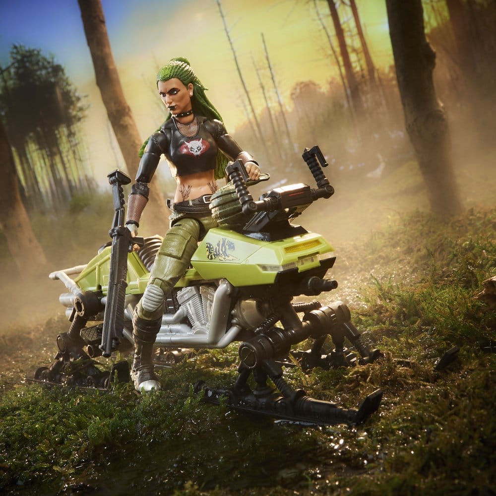 G.I. Joe Classified Series Actionfigur und Fahrzeugset #194 Zanya und Dreadnok Chameleon (Swamp Skier) 15 cm