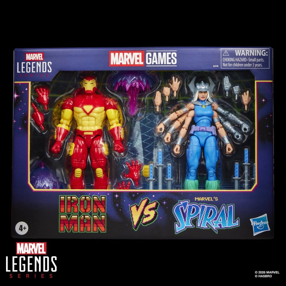 Marvel Games Marvel Legends Actionfiguren 2er-Pack Iron Man & Marvel's Spiral 15 cm