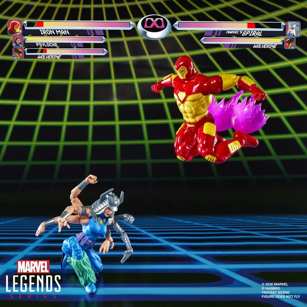 Marvel Games Marvel Legends Actionfiguren 2er-Pack Iron Man & Marvel's Spiral 15 cm