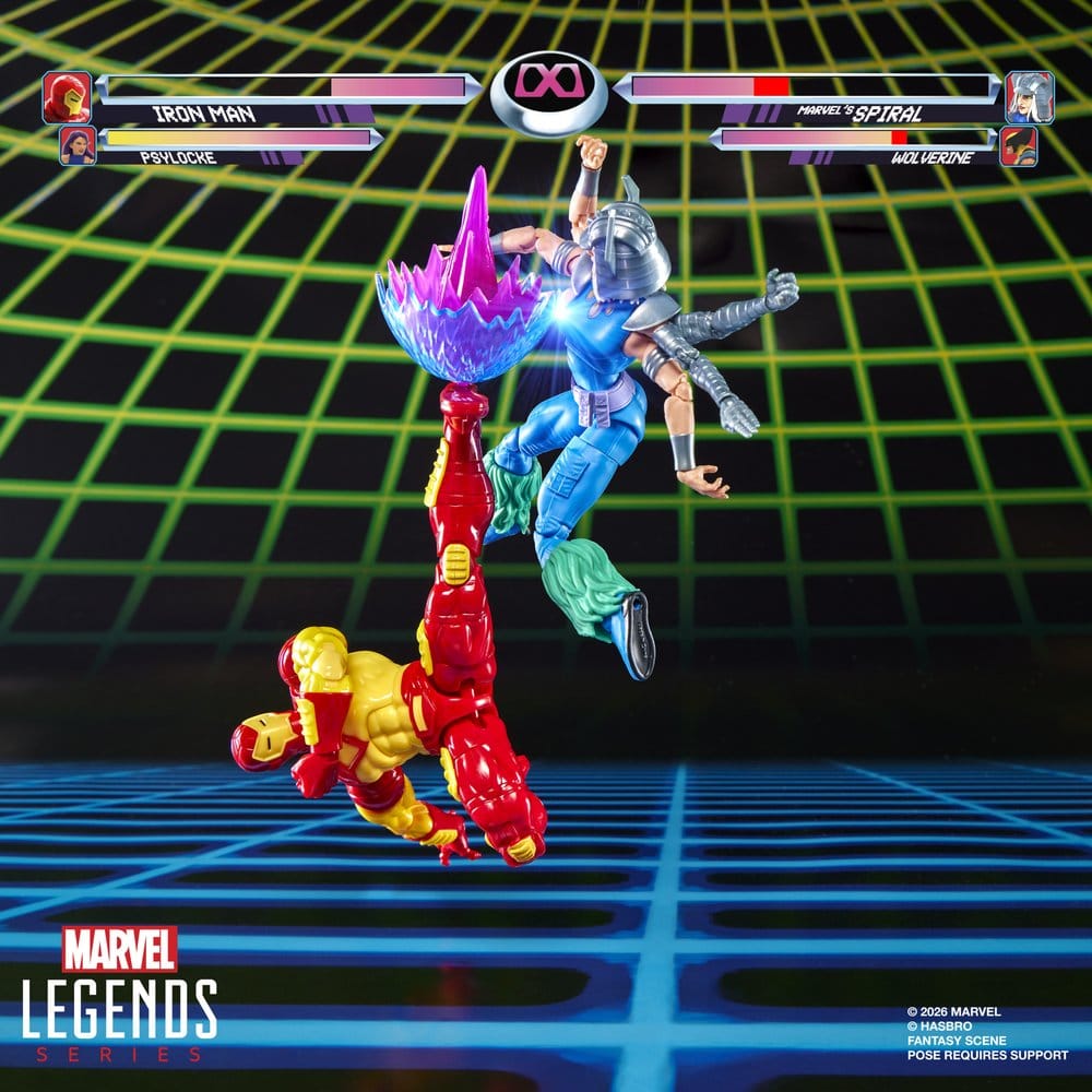 Marvel Games Marvel Legends Actionfiguren 2er-Pack Iron Man & Marvel's Spiral 15 cm