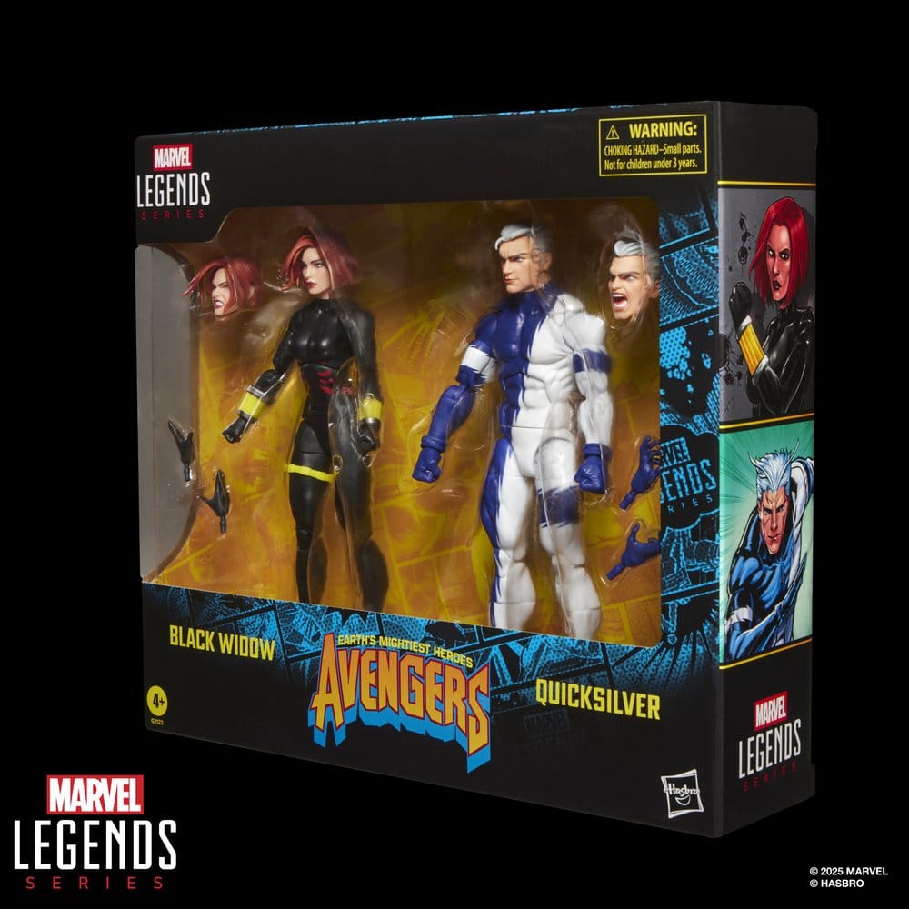 Avengers Marvel Legends Actionfiguren 2er-Pack Black Widow & Quicksilver 15 cm