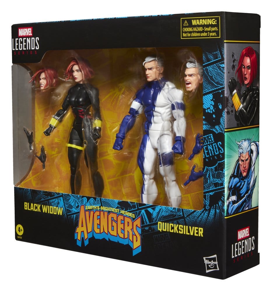 Avengers Marvel Legends Actionfiguren 2er-Pack Black Widow & Quicksilver 15 cm
