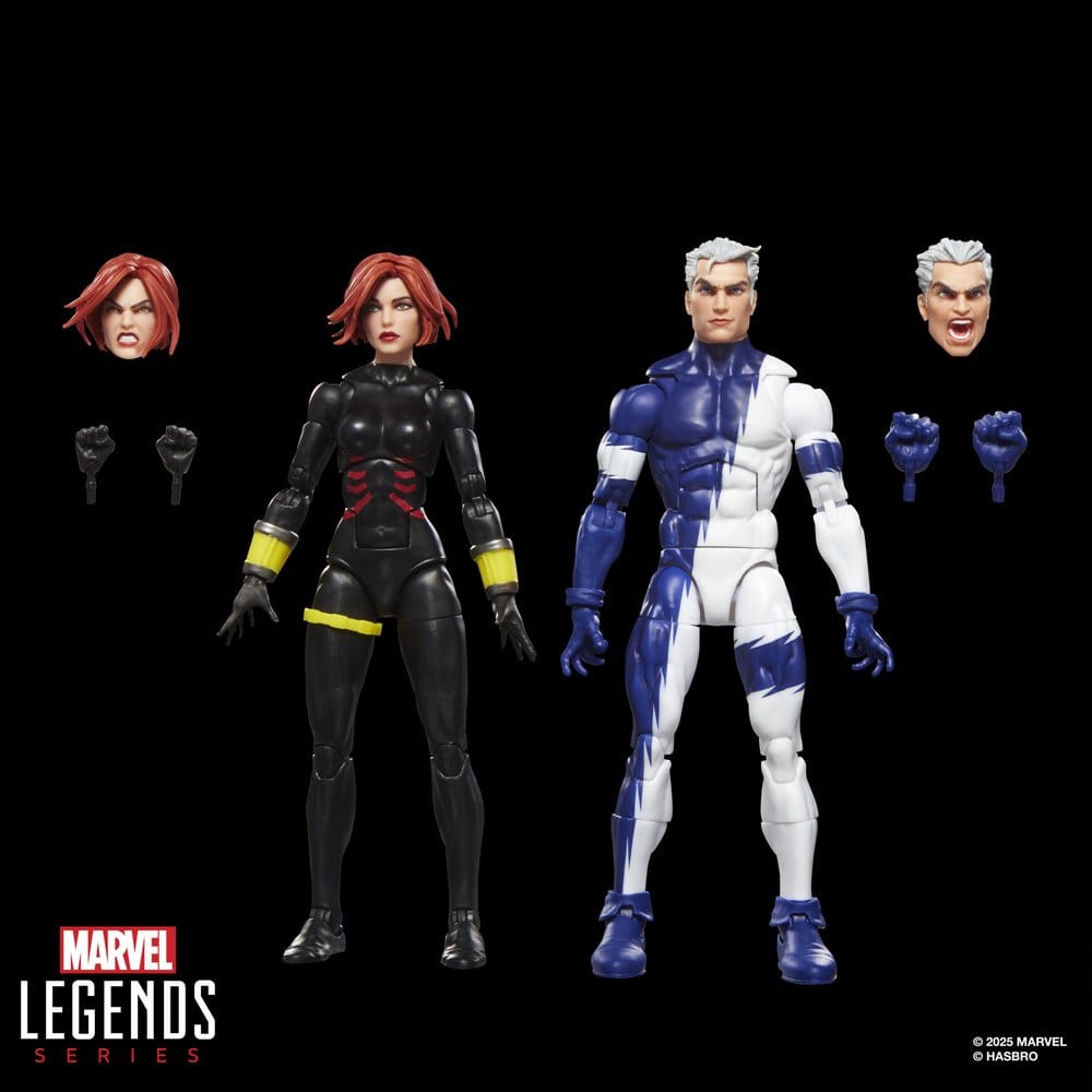 Avengers Marvel Legends Actionfiguren 2er-Pack Black Widow & Quicksilver 15 cm