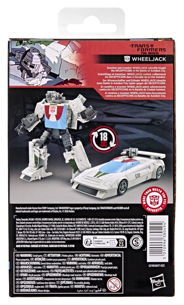 The Transformers: The Movie Studio Series Deluxe Class Actionfigur Wheeljack 13 cm