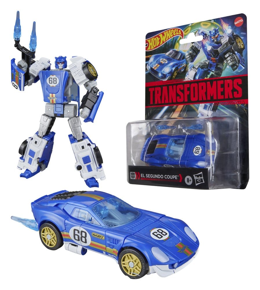 Transformers x Hot Wheels Collaborative Deluxe Class Actionfigur El Segundo Coupe 13 cm