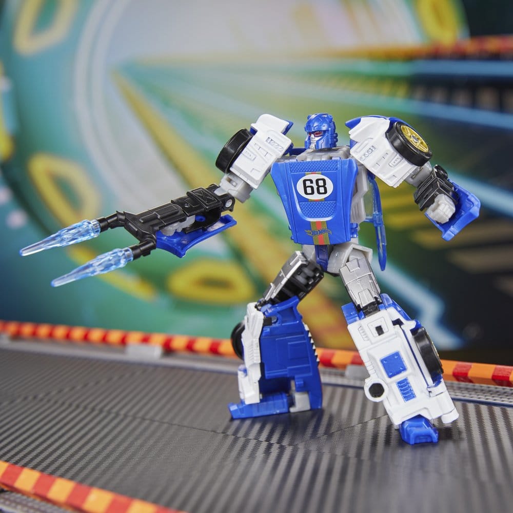 Transformers x Hot Wheels Collaborative Deluxe Class Actionfigur El Segundo Coupe 13 cm