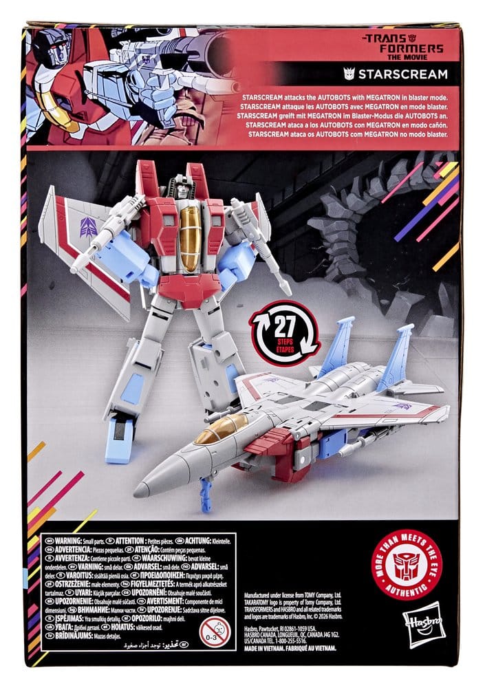 Transformers – Der Kampf um Cybertron Studio Series Voyager Class Actionfigur Starscream 17 cm