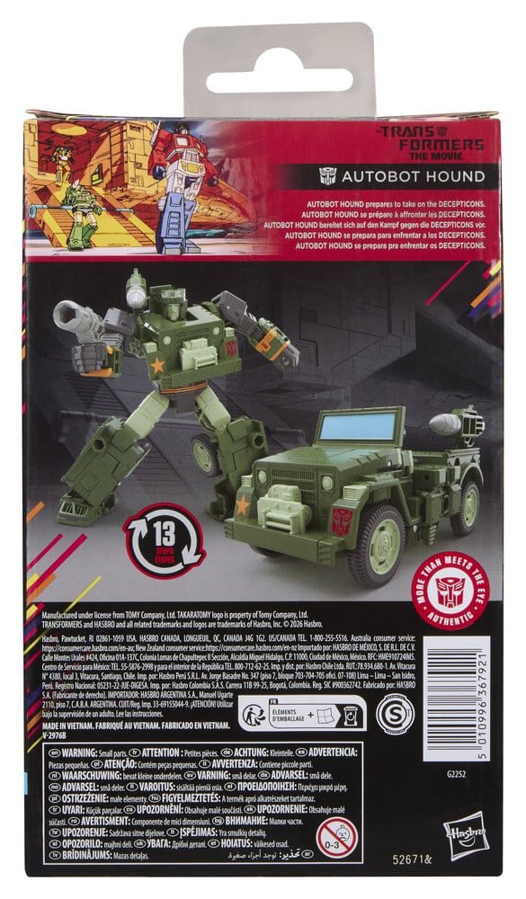 The Transformers: The Movie Studio Series Deluxe Class Actionfigur MTMTE Collection: Autobot Hound 14 cm