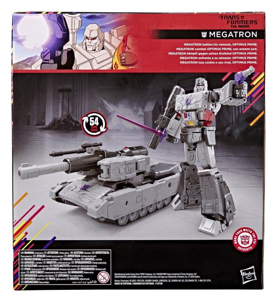 The Transformers: The Movie Studio Series Leader Class Actionfigur MTMTE Collection: Megatron 22 cm