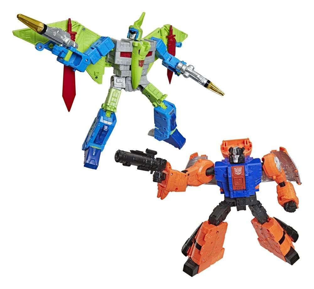 Transformers Age of the Primes Leader Class Actionfiguren 2er-Pack G2 G2 Dinobot Swoop & G2 Dinobot Sludge 19 cm