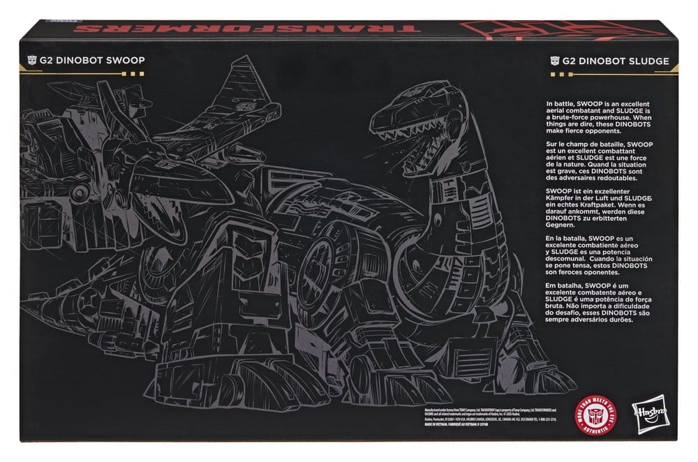 Transformers Age of the Primes Leader Class Actionfiguren 2er-Pack G2 G2 Dinobot Swoop & G2 Dinobot Sludge 19 cm