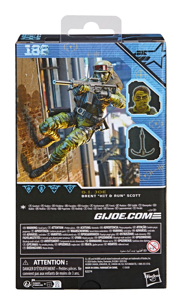 G.I. Joe Classified Series Actionfigur Brent "Hit & Run" Scott 15 cm