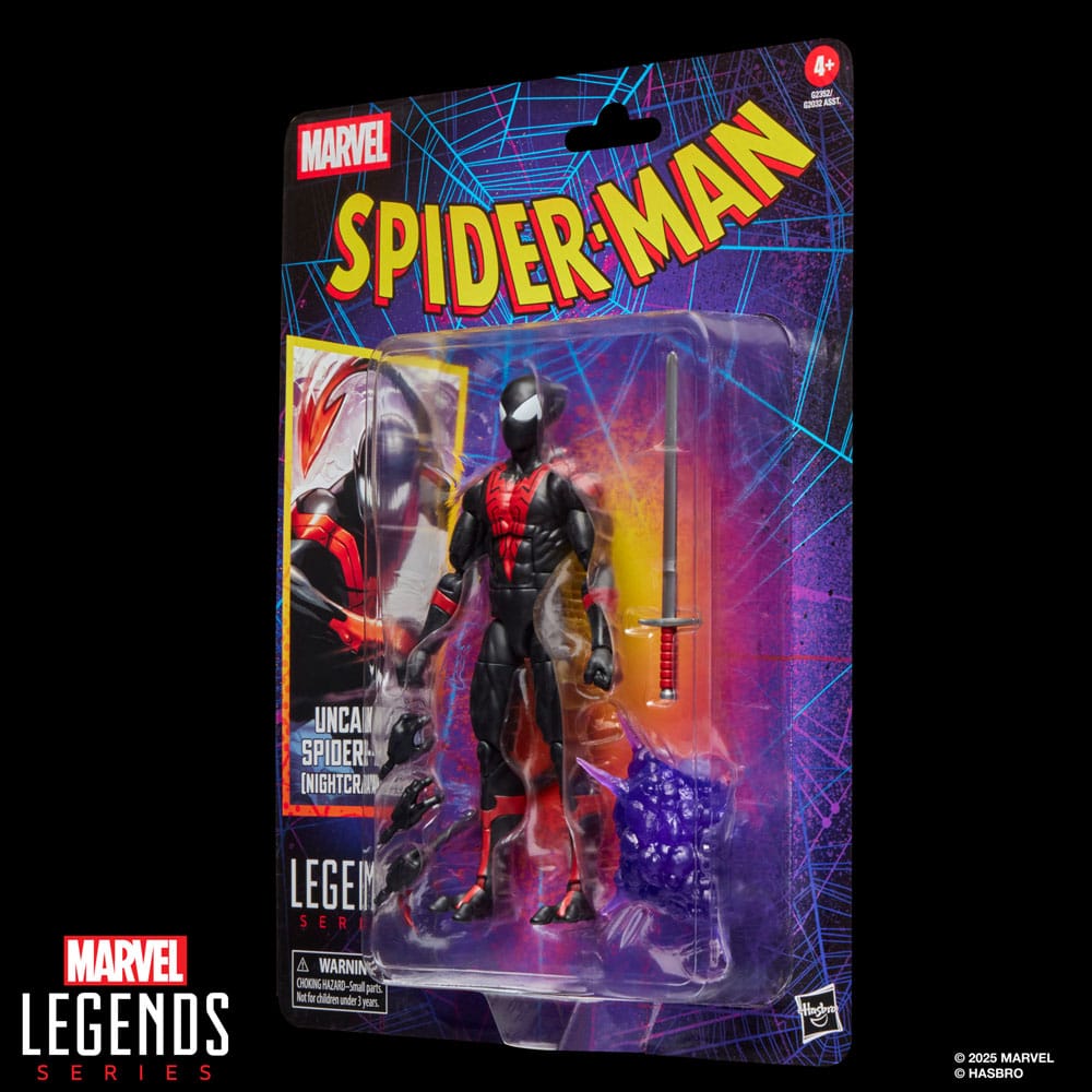 Spider-Man Marvel Legends Retro Actionfigur Uncanny Spider-Man (Nightcrawler) 15 cm