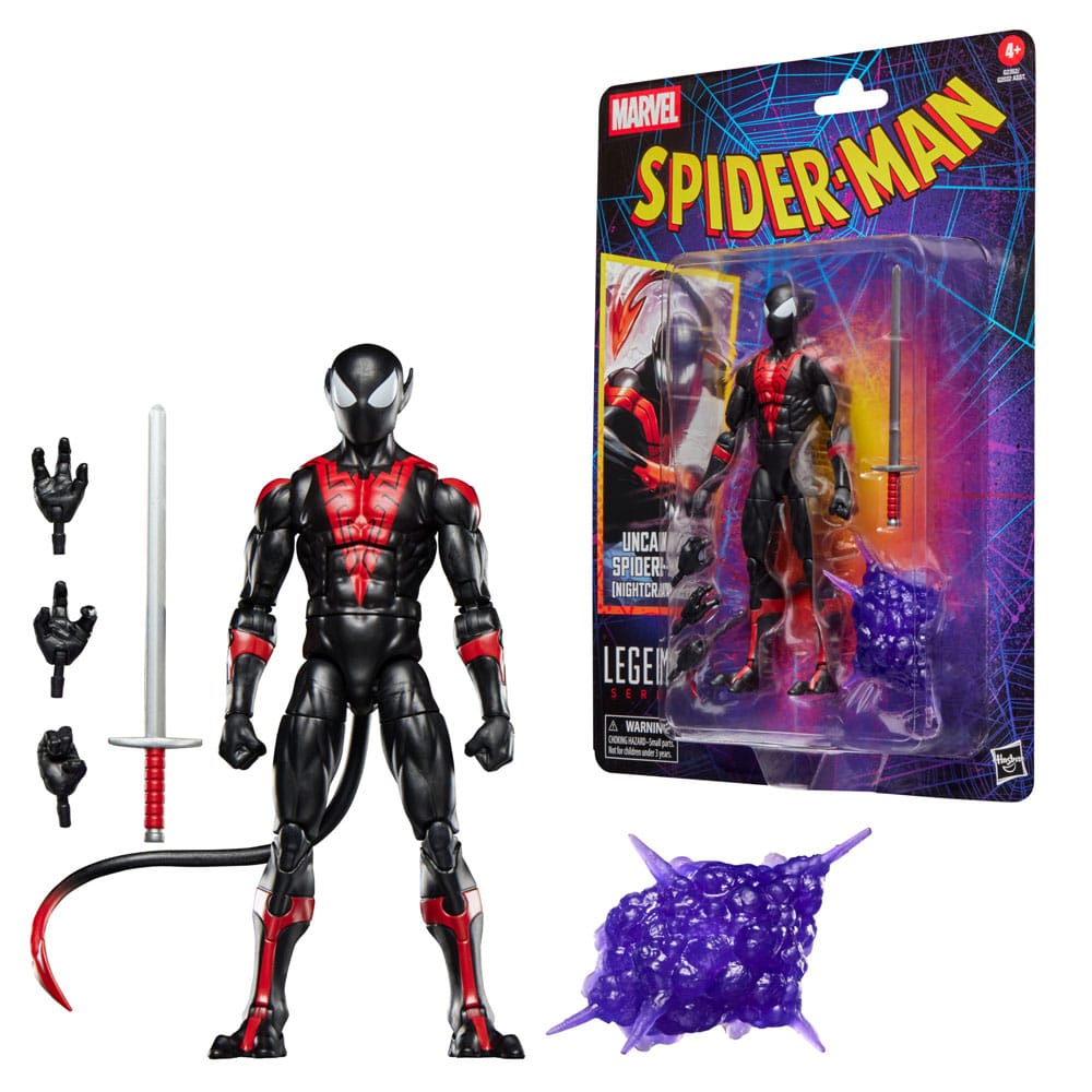 Spider-Man Marvel Legends Retro Actionfigur Uncanny Spider-Man (Nightcrawler) 15 cm