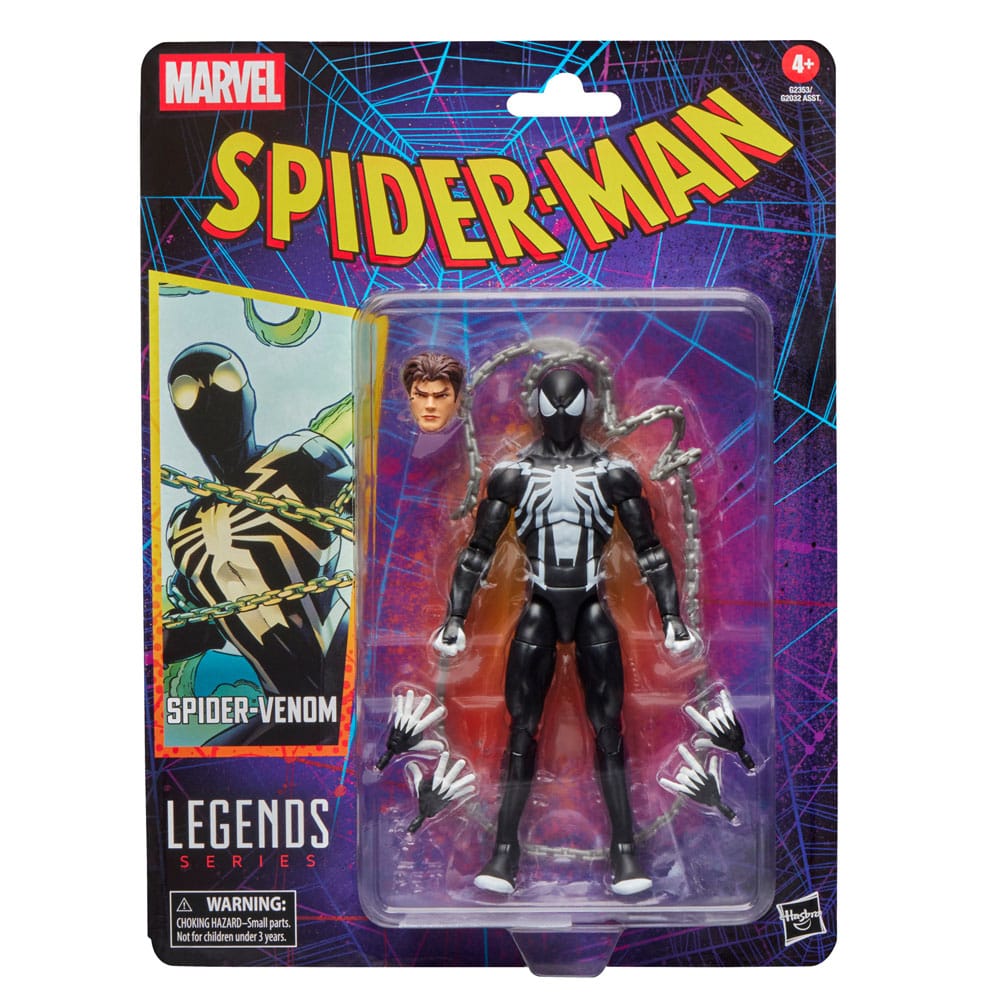 Spider-Man Marvel Legends Retro Actionfigur Spider-Venom 15 cm