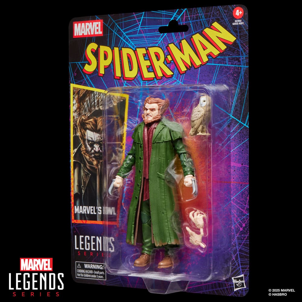 Spider-Man Marvel Legends Retro Actionfigur Marvel's Owl 15 cm