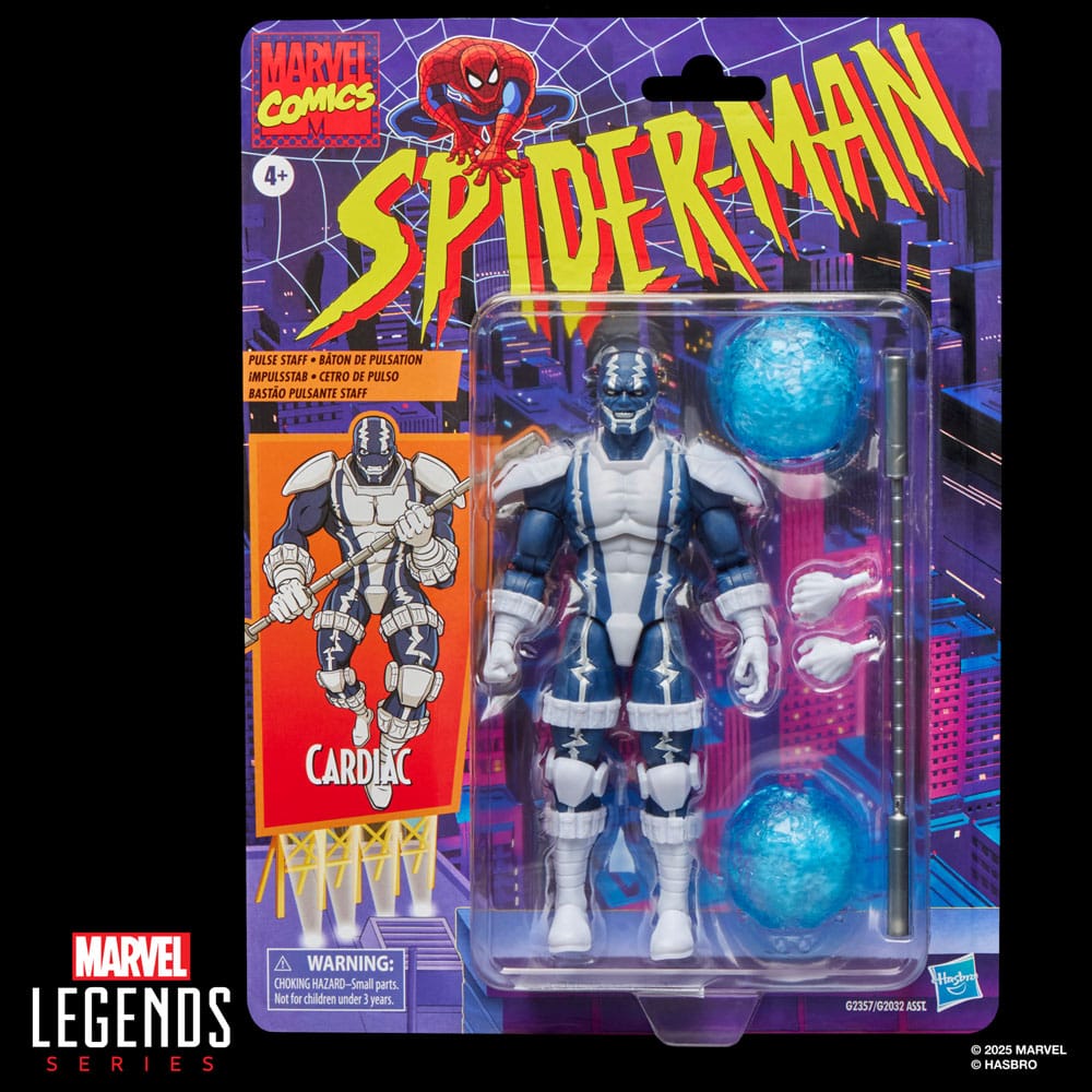 Spider-Man Marvel Legends Retro Actionfigur Cardiac 15 cm