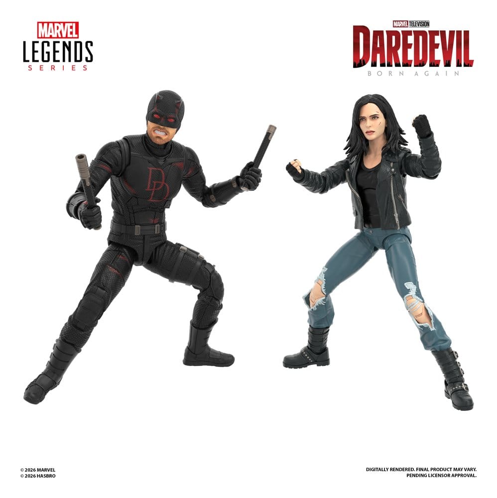 Daredevil: Born Again Marvel Legends Actionfiguren 2er-Pack Daredevil & Jessica Jones 15 cm
