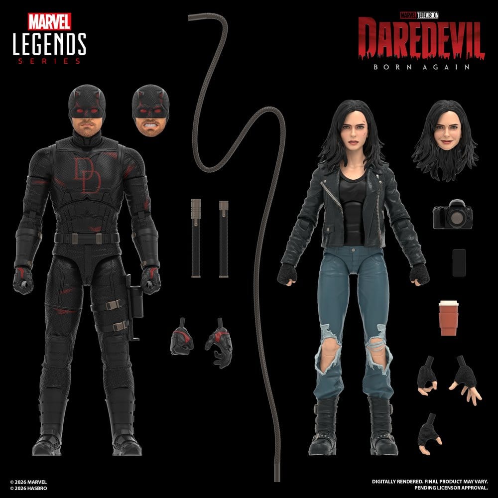 Daredevil: Born Again Marvel Legends Actionfiguren 2er-Pack Daredevil & Jessica Jones 15 cm