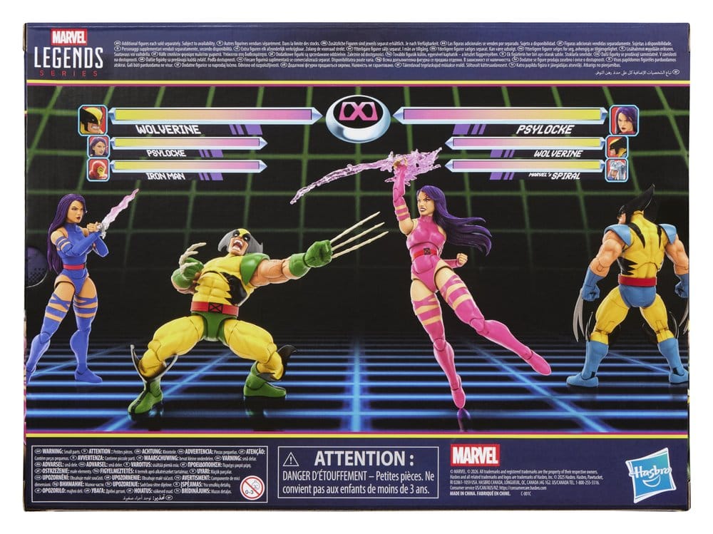 Marvel Games Marvel Legends Actionfiguren 2er-Pack Wolverine & Psylocke 15 cm