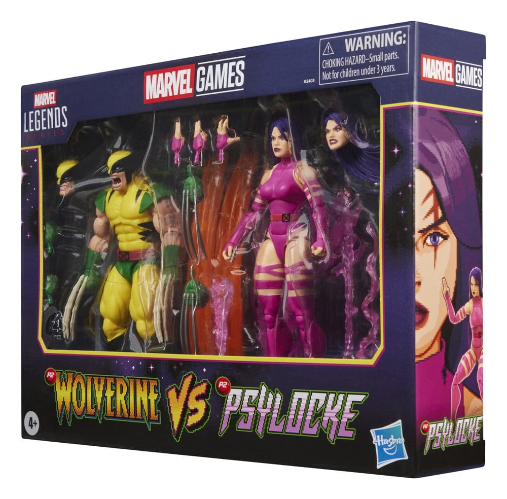 Marvel Games Marvel Legends Actionfiguren 2er-Pack Wolverine & Psylocke 15 cm