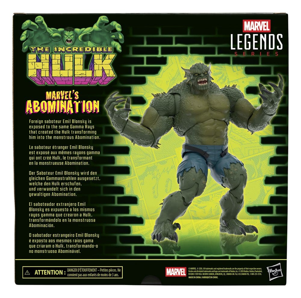 The Incredible Hulk Marvel Legends Actionfigur Marvel's Abomination 15 cm