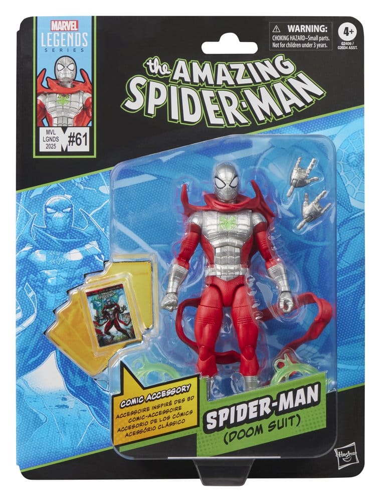 The Amazing Spider-Man Marvel Legends Actionfigur Spider-Man (Doom Suit) 15 cm