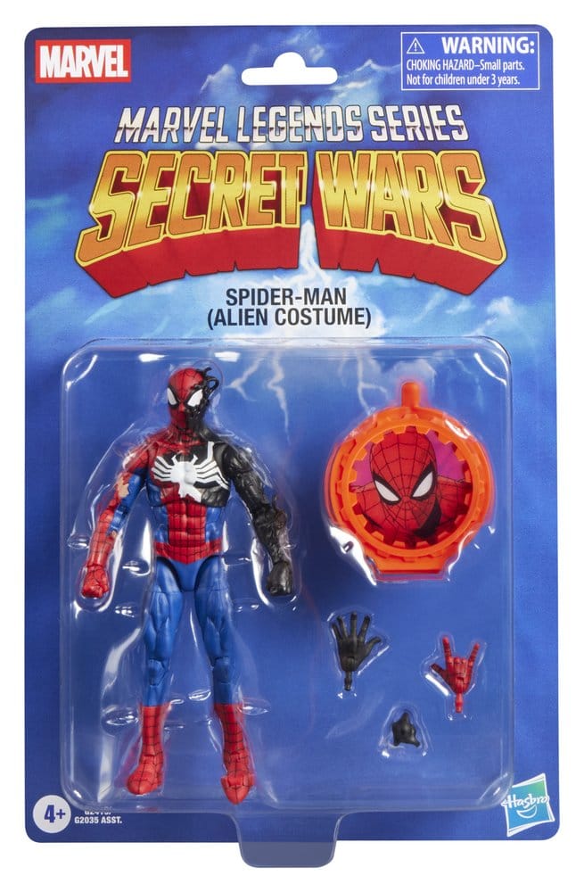 Secret Wars Marvel Legends Actionfigur Spider-Man (Alien Costume) 15 cm