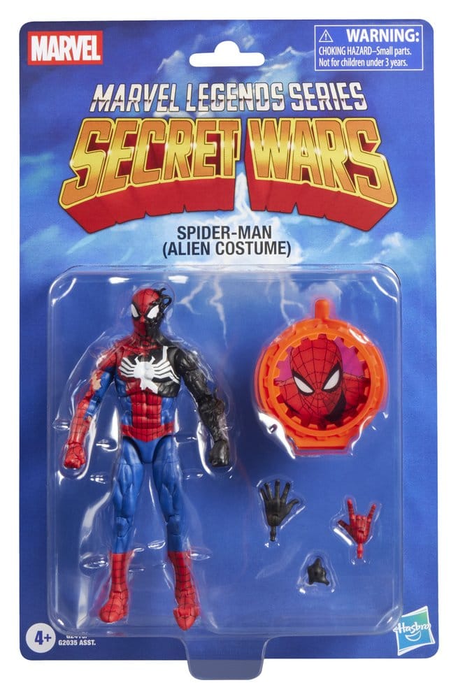 Secret Wars Marvel Legends Actionfigur Spider-Man (Alien Costume) 15 cm