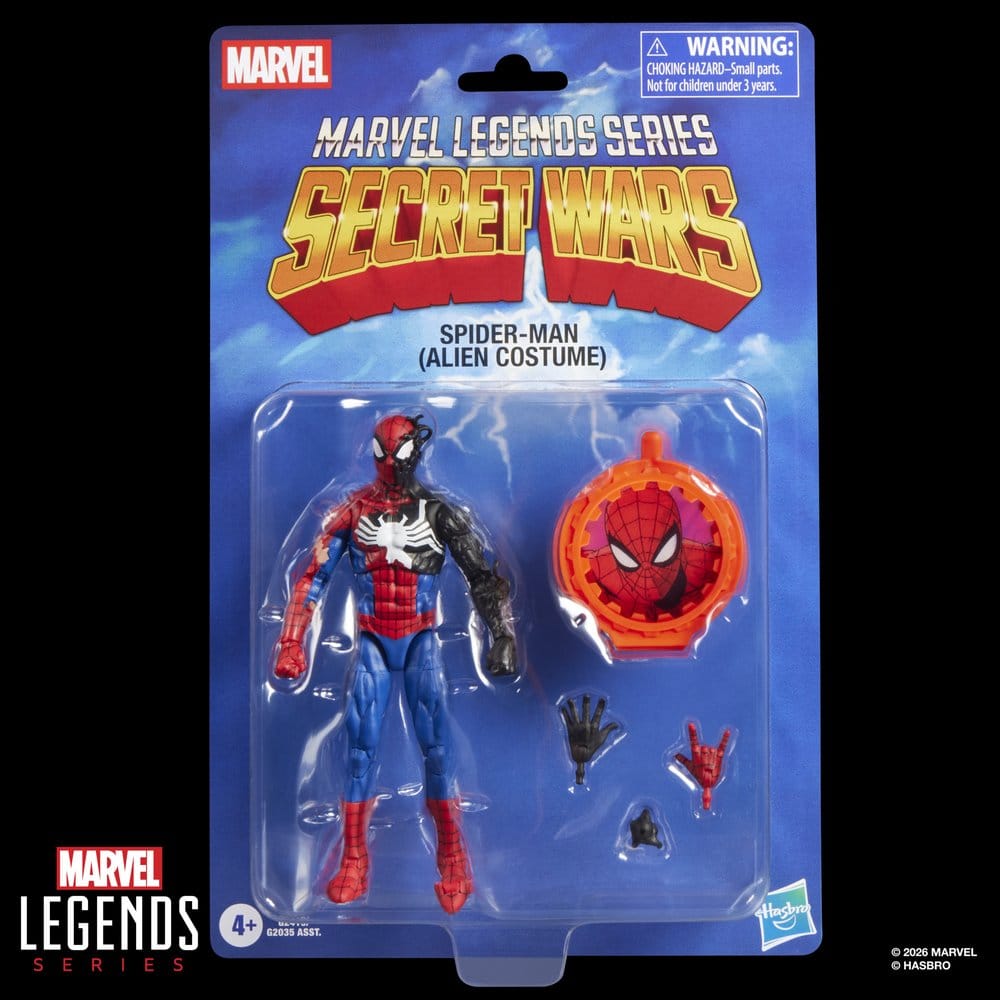 Secret Wars Marvel Legends Actionfigur Spider-Man (Alien Costume) 15 cm