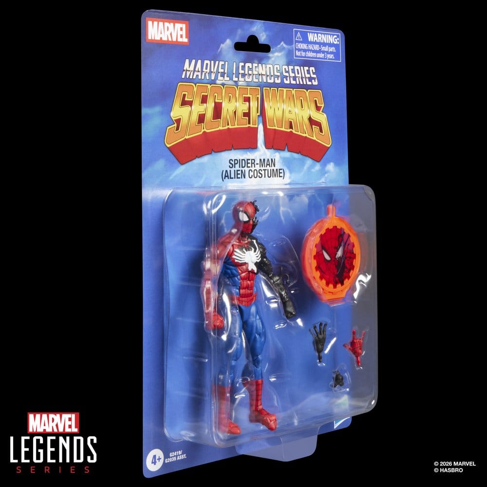 Secret Wars Marvel Legends Actionfigur Spider-Man (Alien Costume) 15 cm