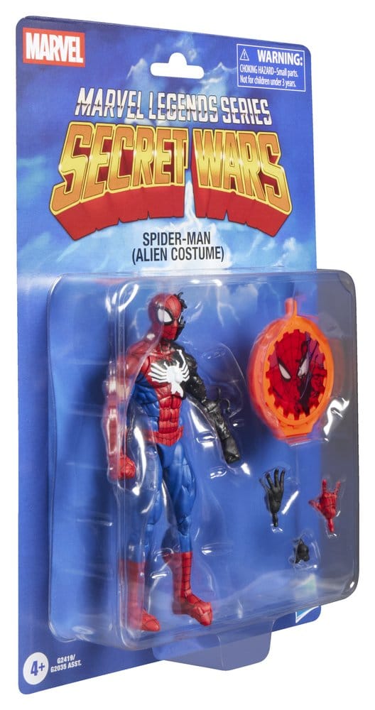 Secret Wars Marvel Legends Actionfigur Spider-Man (Alien Costume) 15 cm