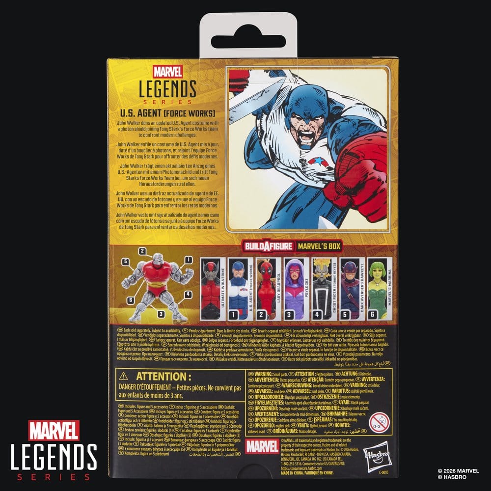 Marvel Legends Actionfigur U.S. Agent (Force Works) (BAF: Marvel's Box) 15 cm