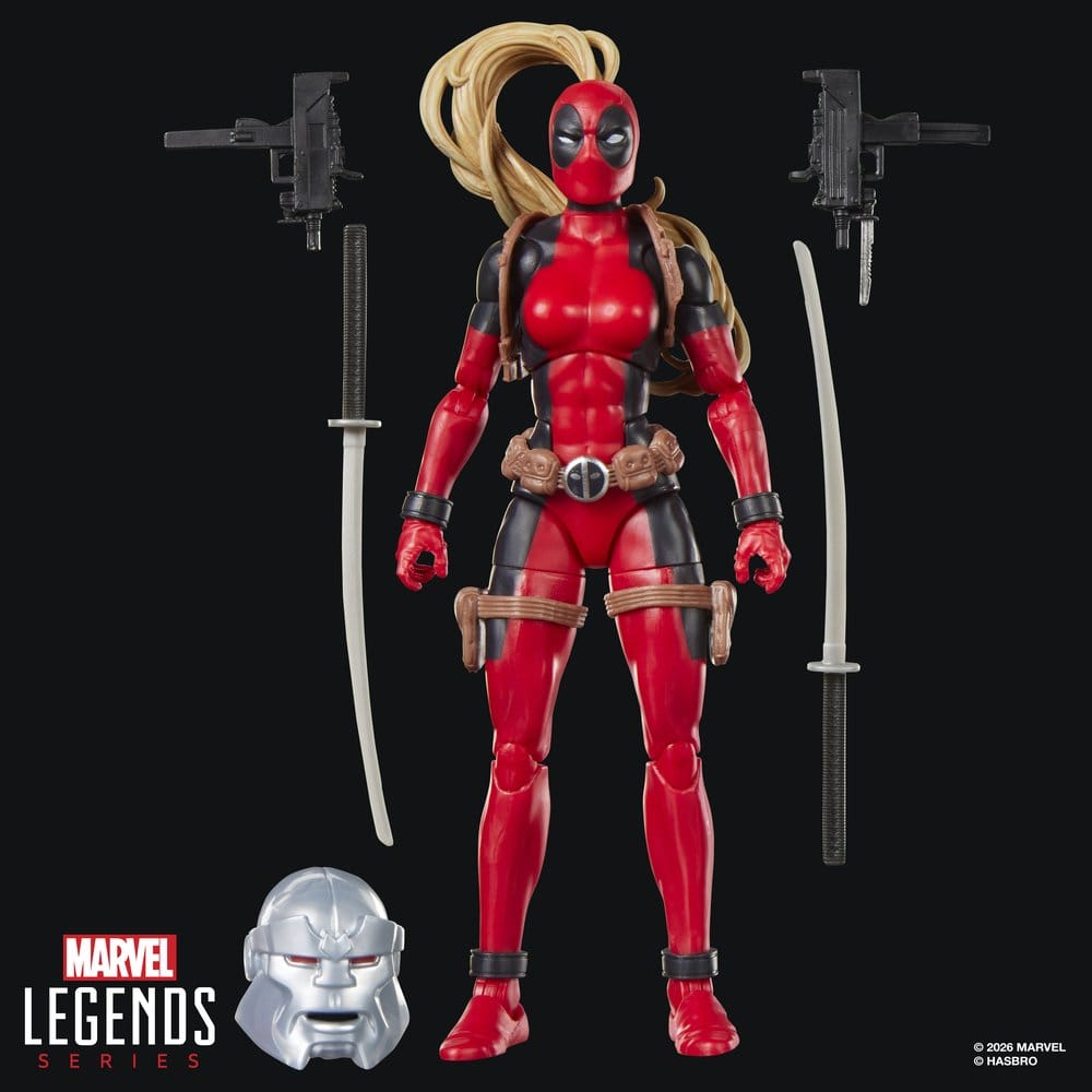 Marvel Legends Actionfigur Lady Deadpool (BAF: Marvel's Box) 15 cm