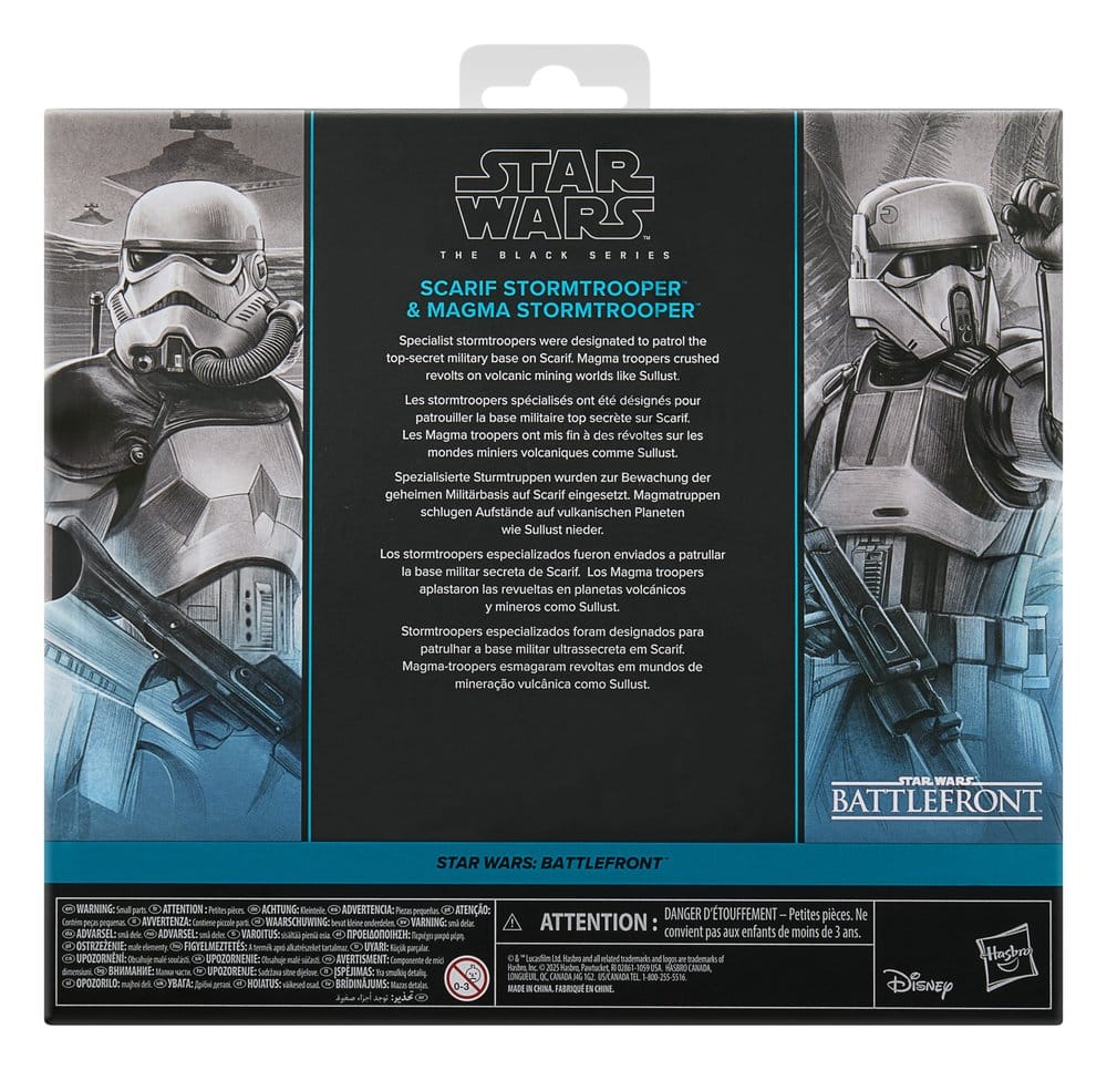 Star Wars: Battlefront Black Series Actionfiguren 2er-Pack Scarif Stormtrooper & Magma Stormtrooper 15 cm